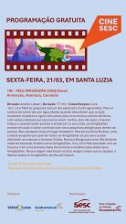 Aproveite sessões de cinema gratuitas em Santa Luzia