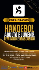 Venha prestigiar a Copa Bravos de Handebol