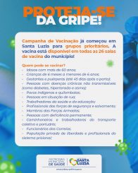 Campanha de Vacinação já começou em Santa Luzia para grupos prioritários