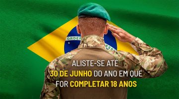 Jovens de 18 anos devem se alistar até 30 de junho