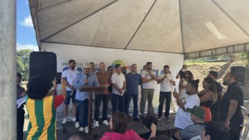 Prefeitura de Santa Luzia assina ordem de serviço para construção da primeira UMEI da região de Pinhões
