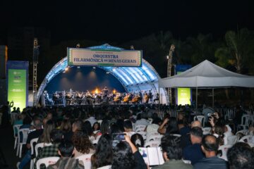 Neste sábado (8), Filarmônica de Minas Gerais realiza concerto gratuito na Praça da Juventude, em Santa Luzia